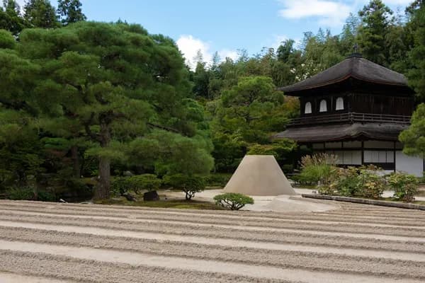 京都の銀閣寺