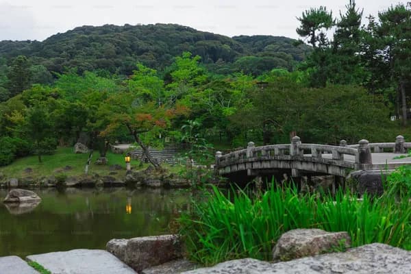 Rikugien Garden in Tokyo