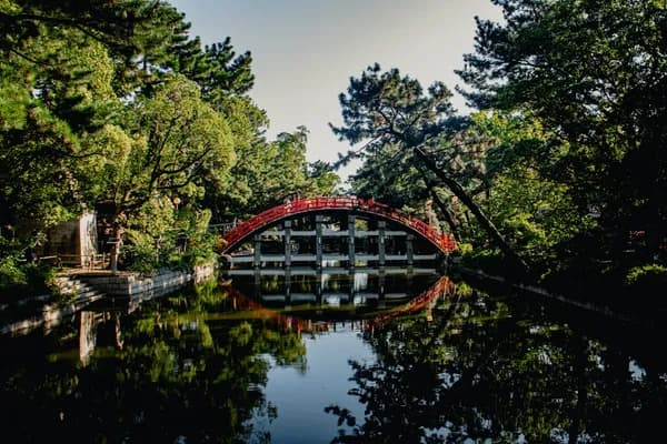 Sumiyoshi Taisha Shrine in Osaka